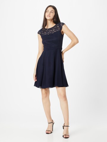 Robe de cocktail VM Vera Mont en bleu : devant