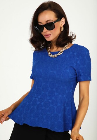Awesome Apparel Blouse in Blauw
