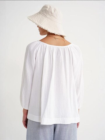 MixRay Blouse in White