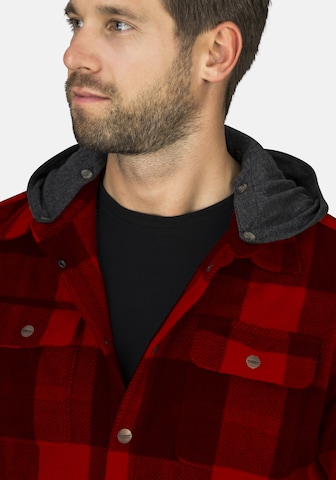Coupe regular Chemise 'Hunter' Hero en rouge