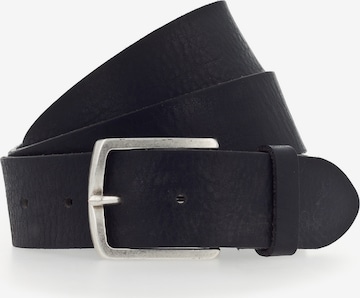 b.belt Handmade in Germany Riem 'Zac' in Zwart: voorkant