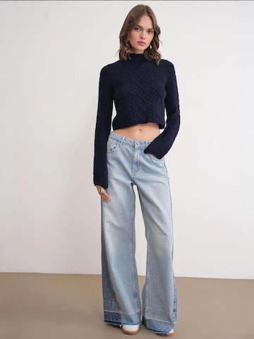 Pullover di MixRay in blu