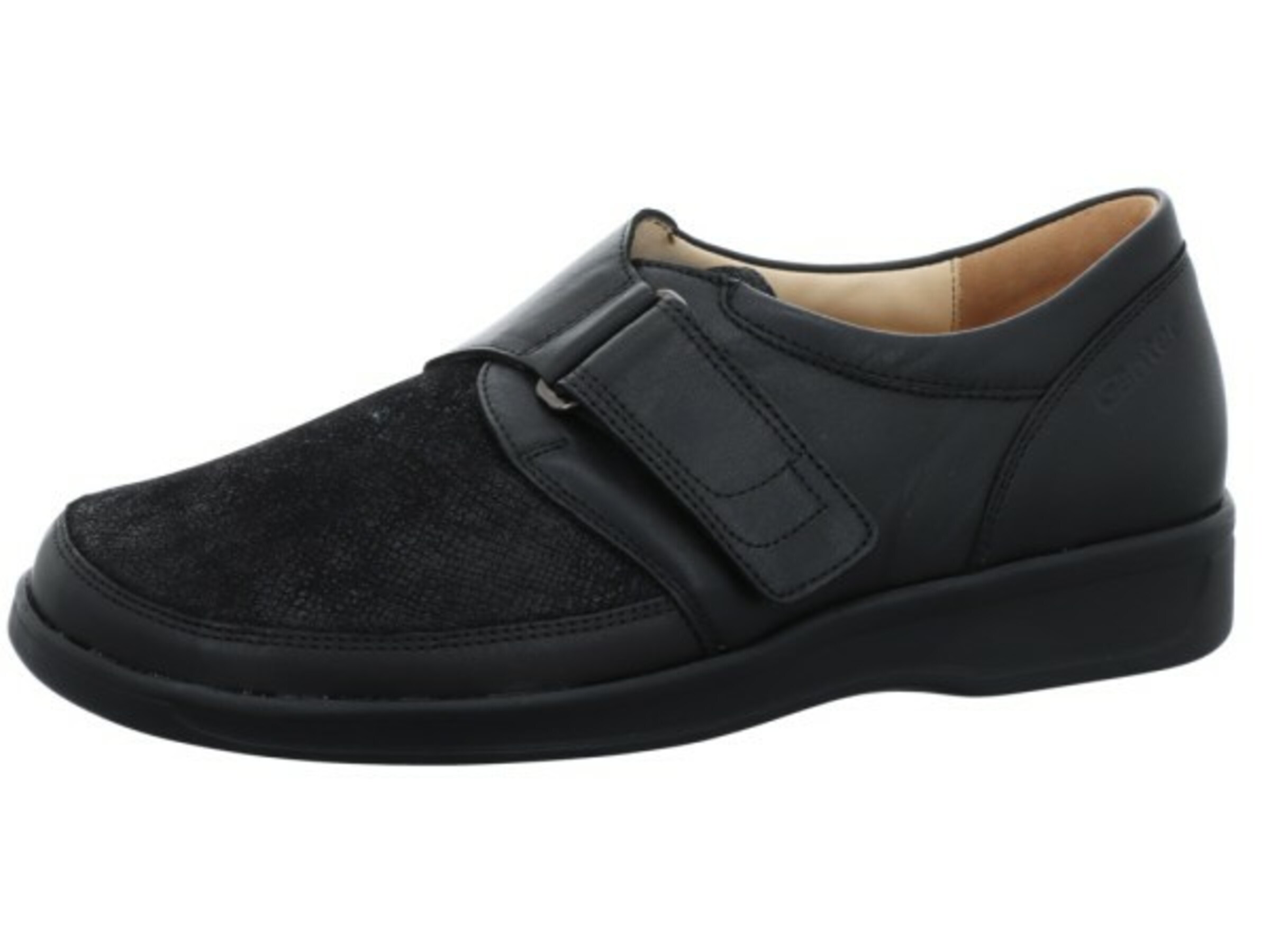 Ganter Lace-up shoe in Black: front