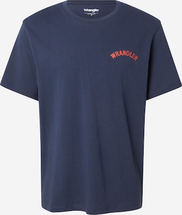 WRANGLER Футболка в Синий: спереди