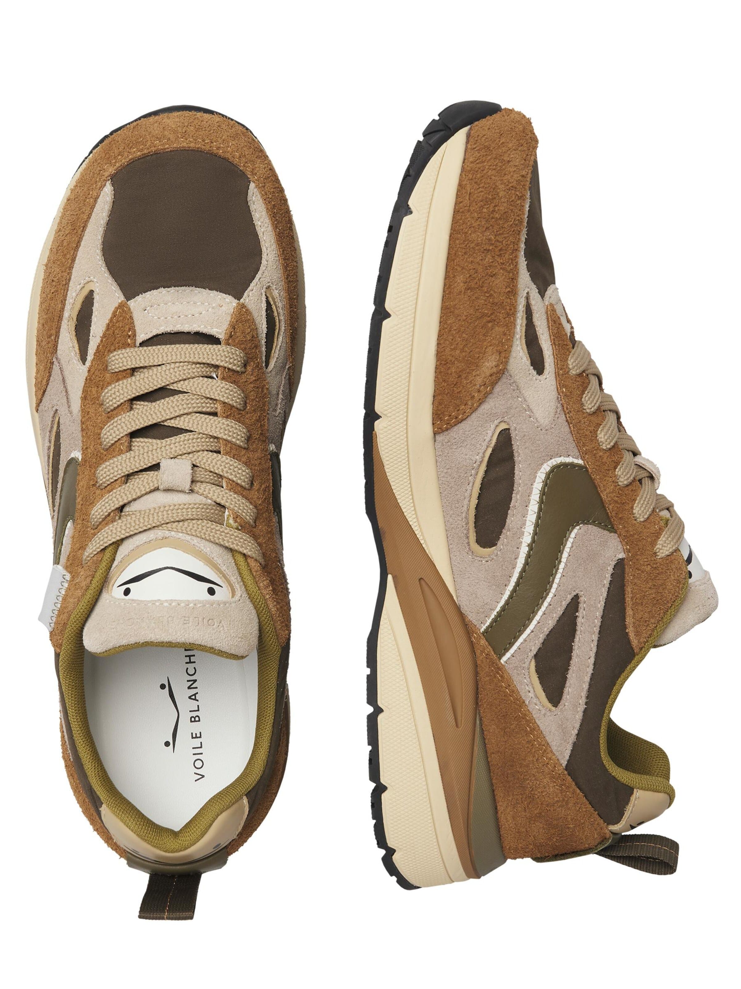 Voile blanche Platform trainers 'HAYDEN.' in Brown