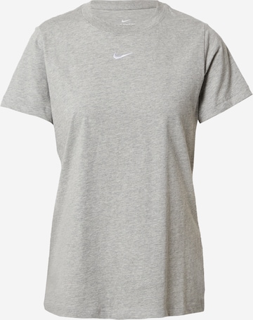 Maglietta 'Essential' di Nike Sportswear in grigio: frontale