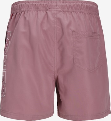 JACK & JONES Board Shorts 'FIJI' in Pink
