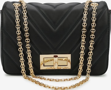 Emma & Kelly Shoulder Bag in Black: front