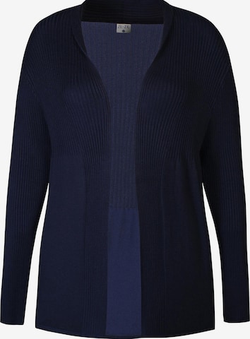 ze-ze Strickjacke 'Florian 723' in Blau: Vorderseite