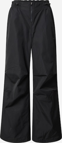 Nike Sportswear Wide Leg Housut 'Repel' värissä musta: etupuoli