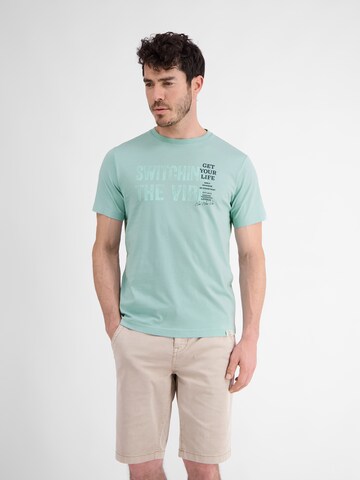 LERROS Shirt in Groen: voorkant