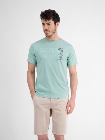 T-Shirt LERROS en vert : devant