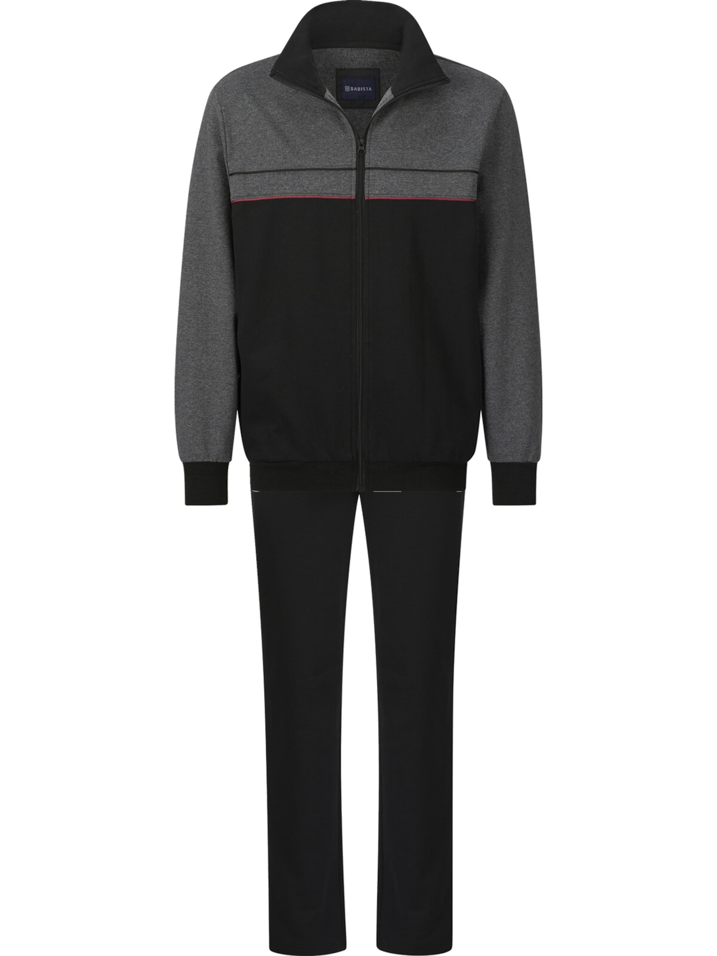 BABISTA Sweatsuit in Black: front