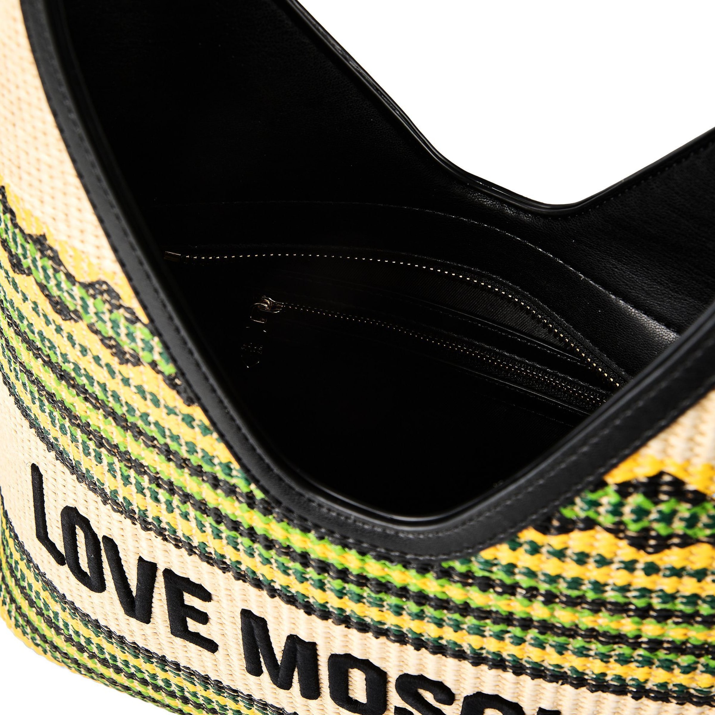 Sac bandoulière 'Sunset Stripes' Love Moschino en vert