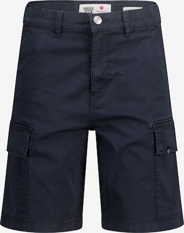 America Today Loosefit Broek in Blauw: voorkant