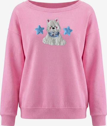 Sweat-shirt MYMO en rose : devant
