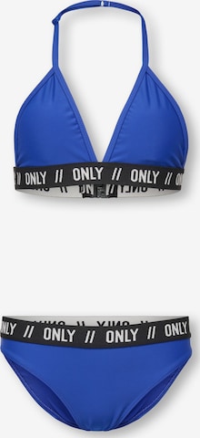 Bustier Bikini 'KOGSandy' ONLY GIRLS en bleu : devant