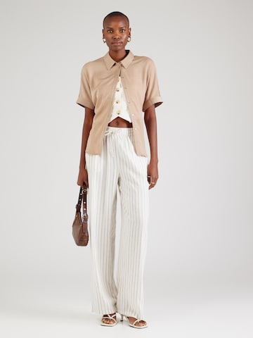 VERO MODA Wide leg Pants 'LINN' in White