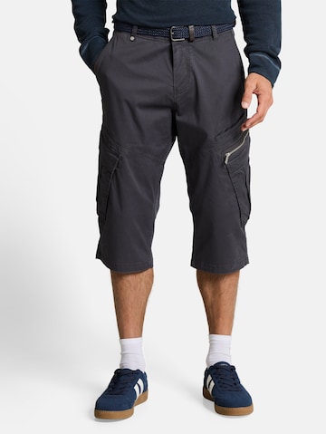 Regular Pantalon cargo TOM TAILOR en gris : devant