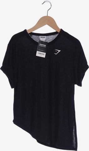 GYMSHARK Top & Shirt in S in Black: front