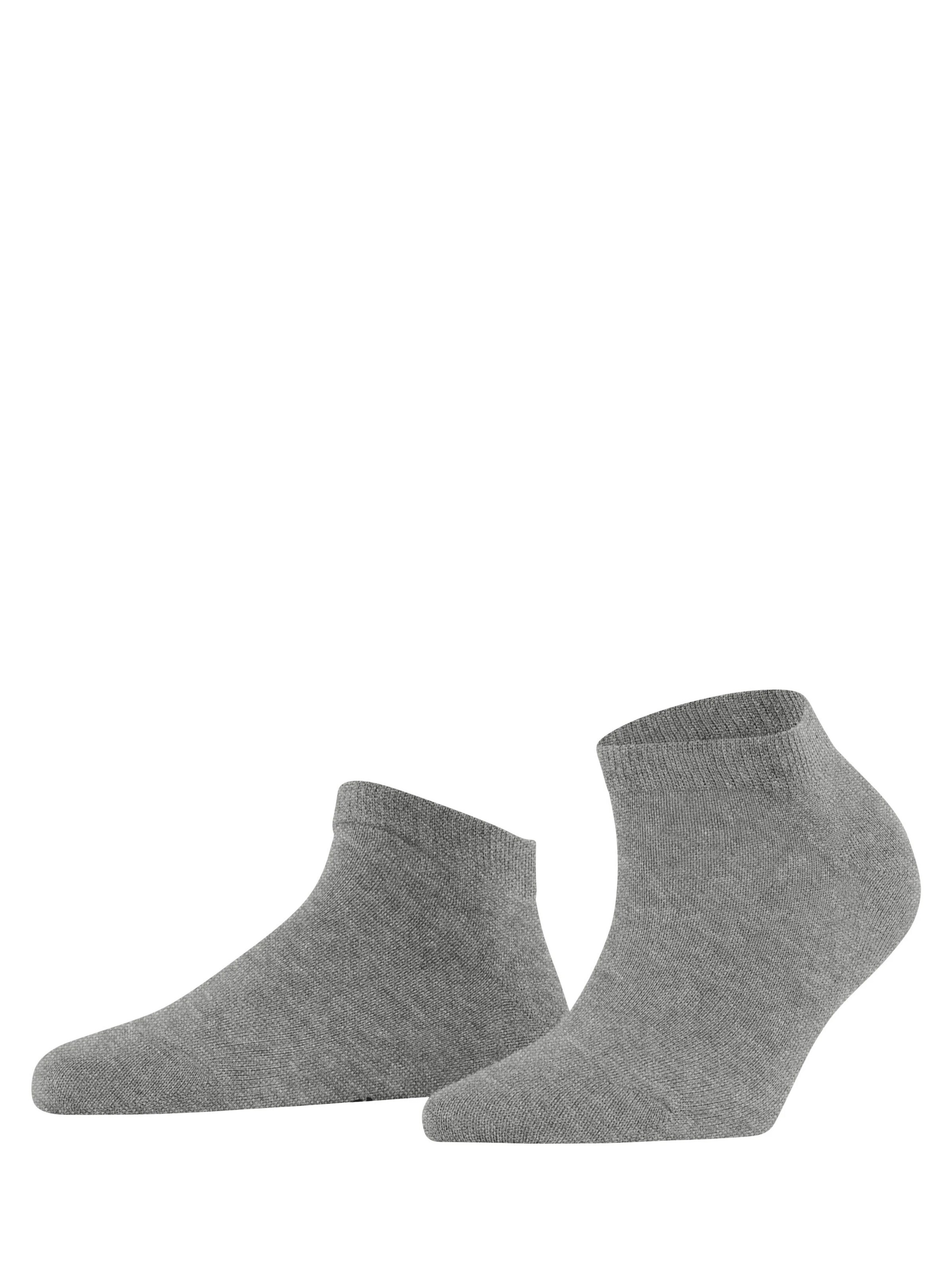 FALKE Ankle Socks 'Family' in Grey: front