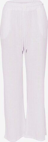 Loosefit Pantalon SASSYCLASSY en blanc : devant