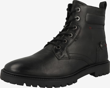 s.Oliver Schnürboots ' 5-15220-43 ' in Schwarz: Vorderseite