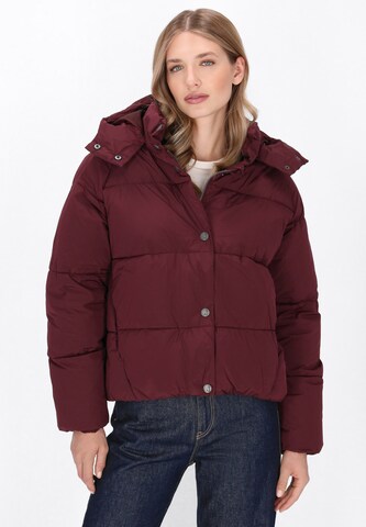 Veste d’hiver DreiMaster Maritim en rouge : devant