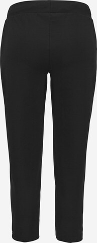 Regular Pantalon de pyjama LASCANA en noir