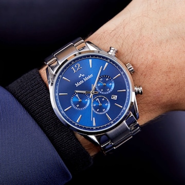 Mats Meier Uhr in Blau