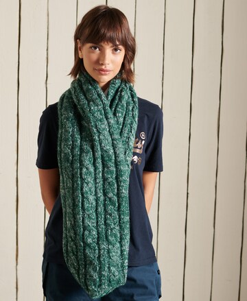 Superdry Tube Scarf in Green