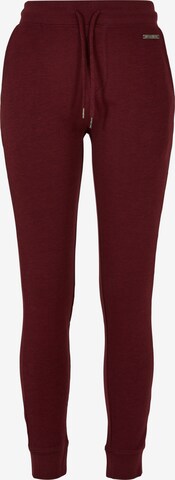 Just Rhyse Tapered Hose 'Poppy' in Rot: predná strana