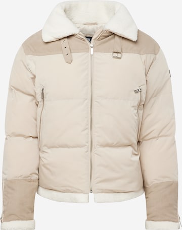 Karl Lagerfeld - Chaqueta de entretiempo en beige: frente