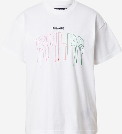 LOCAL HEROES Camiseta 'BREAKING RULES' en mezcla de colores / blanco, Vista del producto