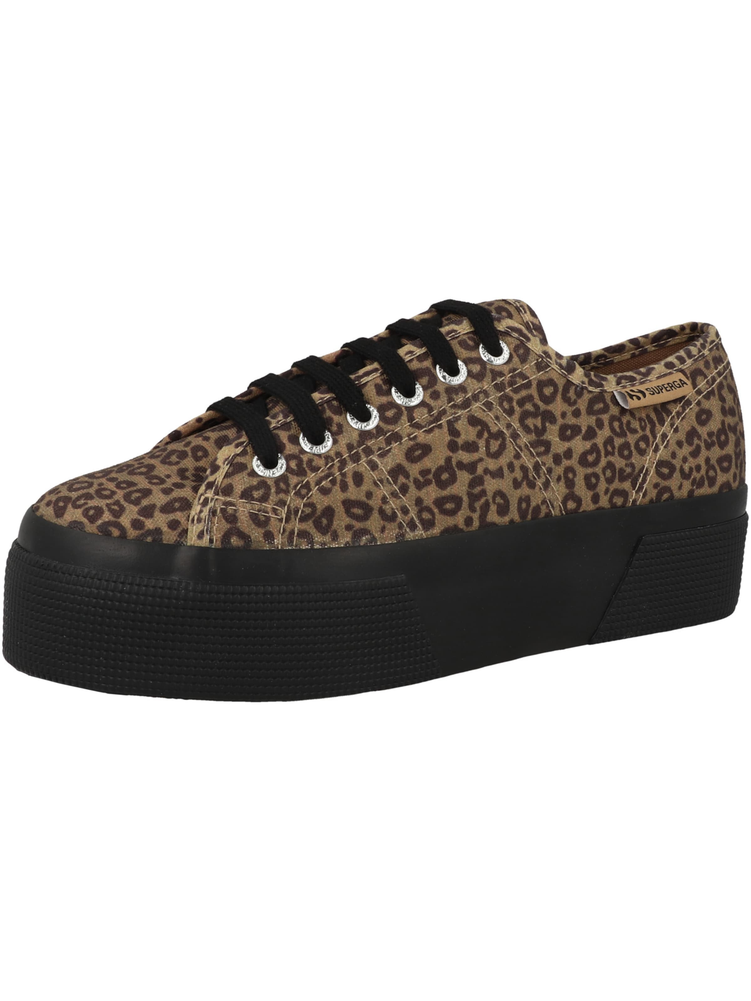 SUPERGA - Zapatillas deportivas bajas en marrón: frente