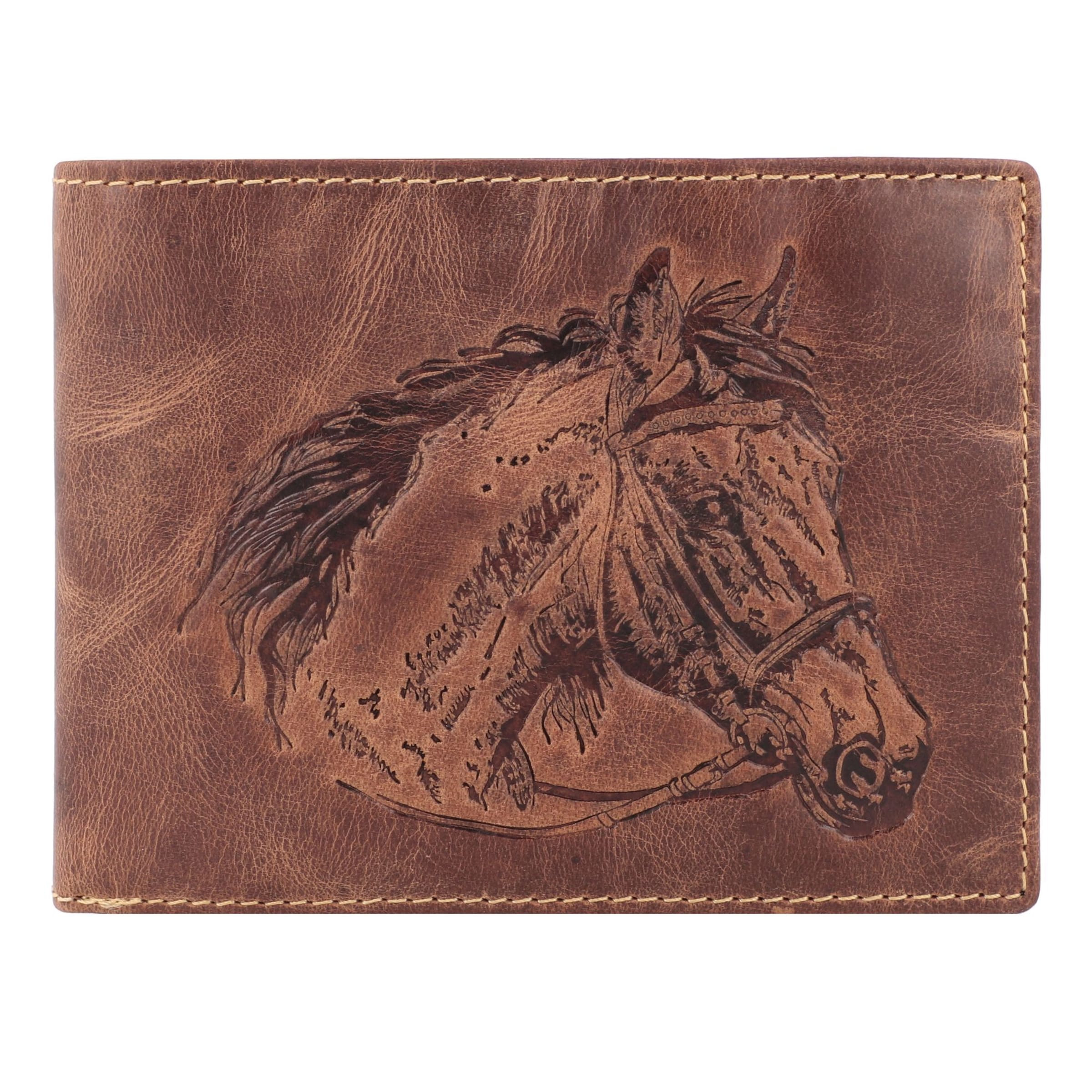 GREENBURRY Wallet in Brown: front