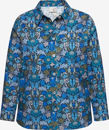 Ulla Popken Blouse in Blue: front