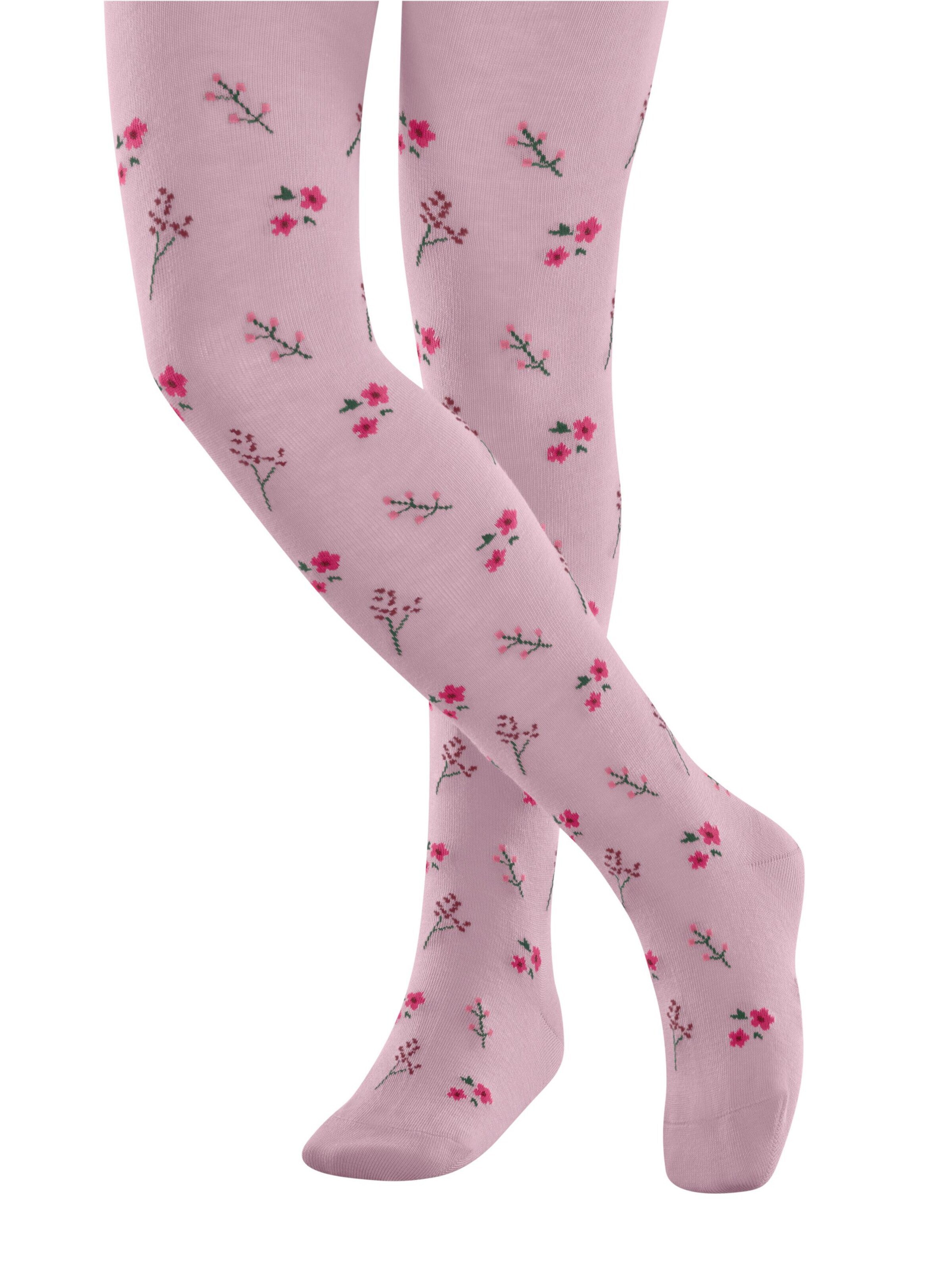 FALKE Tights 'Little Flowers' in Pink