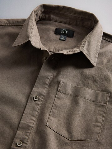 The Set Mugav suurus Triiksärk, värv beež