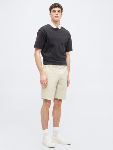 Coupe slim Pantalon chino 'Speedflex' BOSS en beige