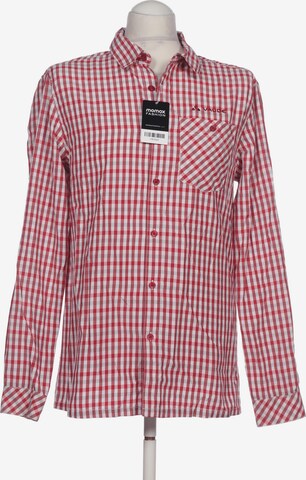 VAUDE Button Up Shirt in M-L in Red: front