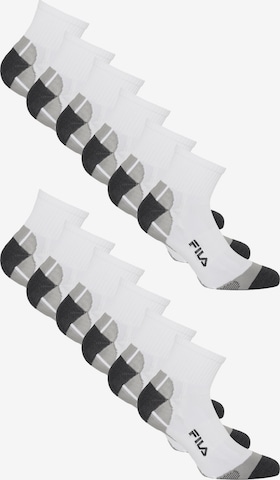 FILA Athletic Socks in White: front