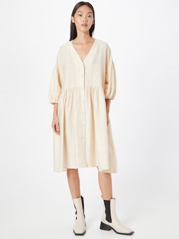 JUST FEMALE Shirt Dress 'Ideal' in White: front