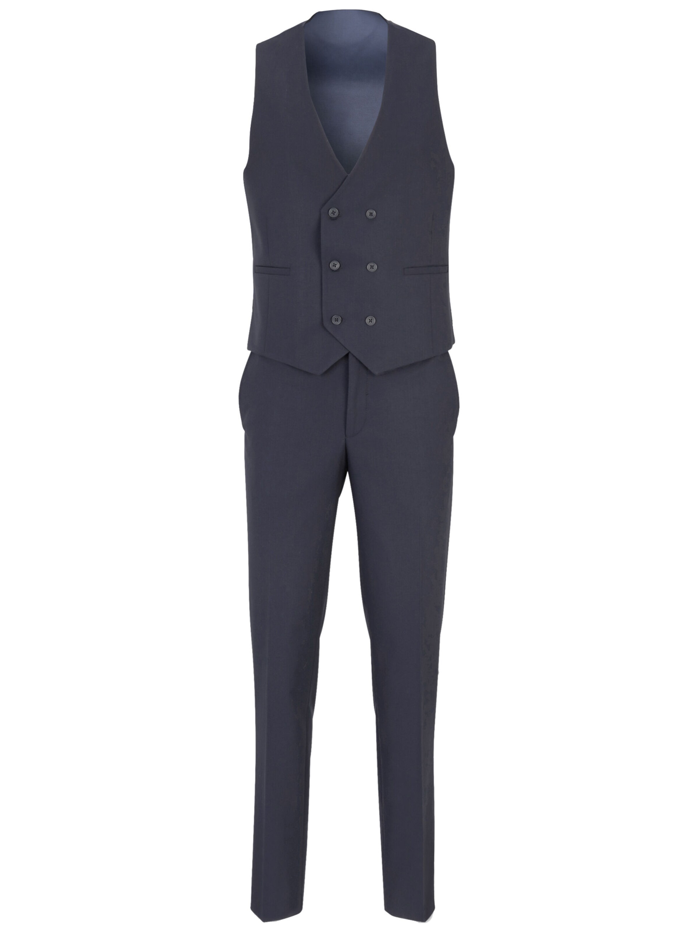 Steffen Klein Slimfit Pak in Blauw