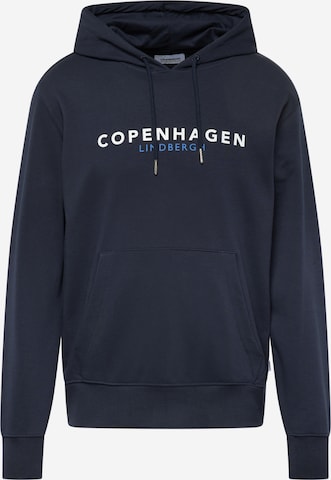 Lindbergh Sweatshirt 'Copenhagen' in Blauw: voorkant