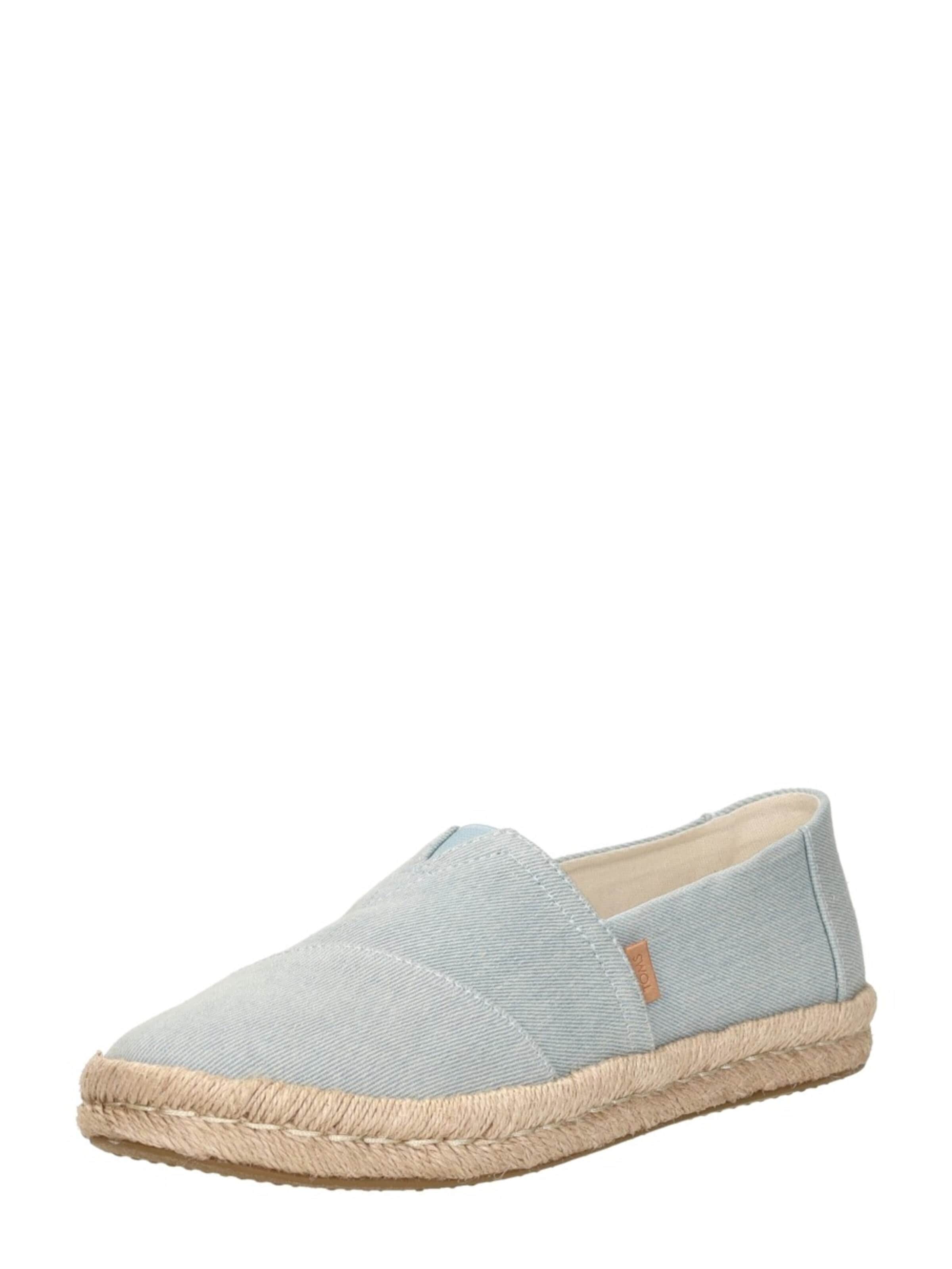 TOMS Instappers 'Alpargata Rope 2.0' in Blauw: voorkant