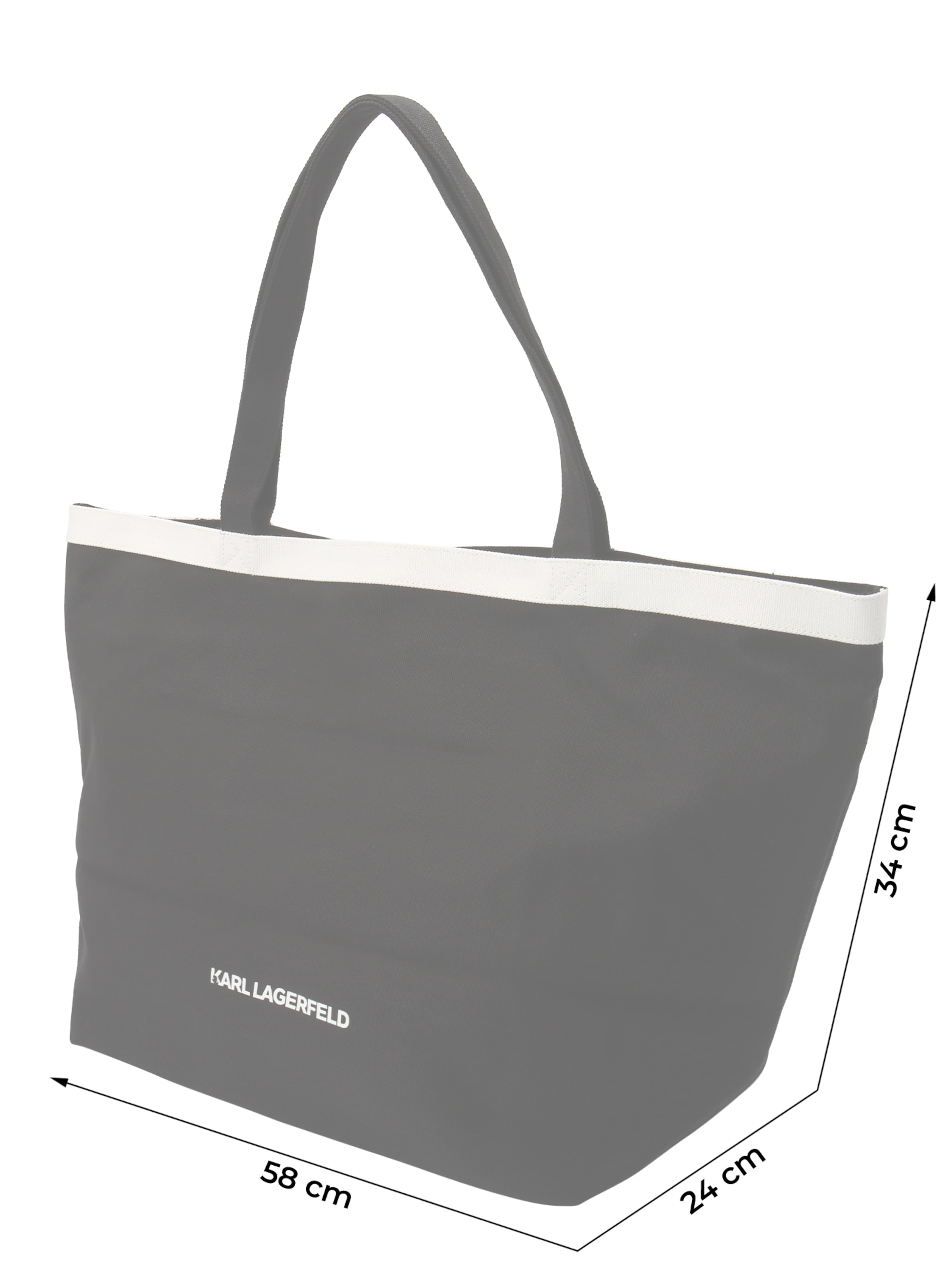 Cabas Karl Lagerfeld en noir