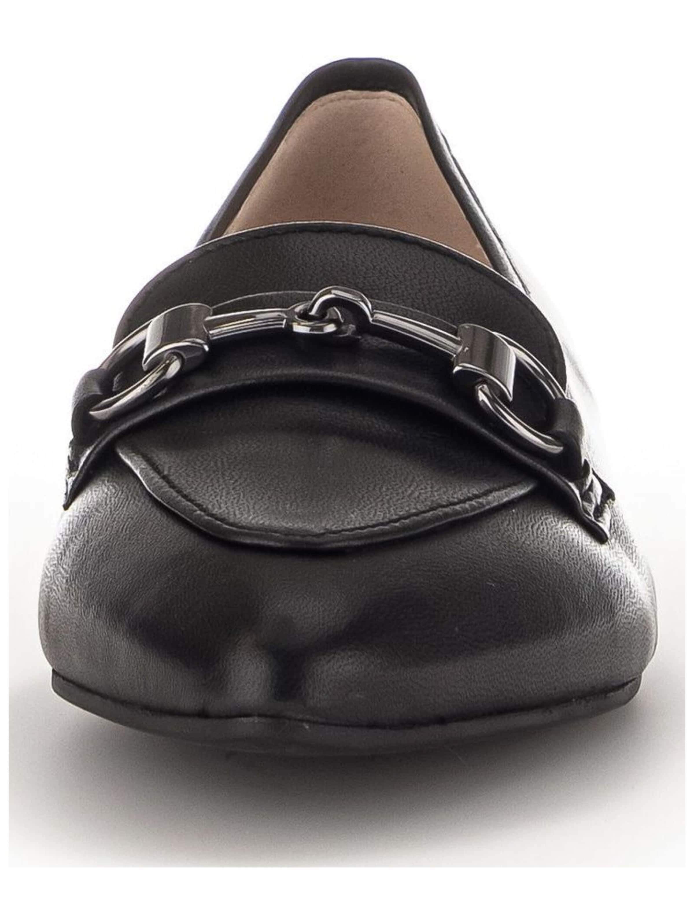 GABOR Pantofle w kolorze czarny