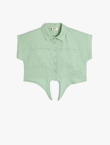 Koton Blouse in Groen: voorkant