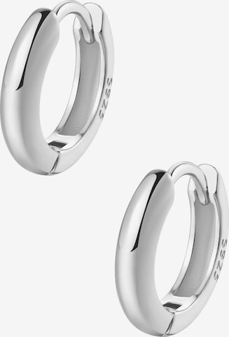 Orecchini 'Essenz' di Hey Happiness in argento: frontale